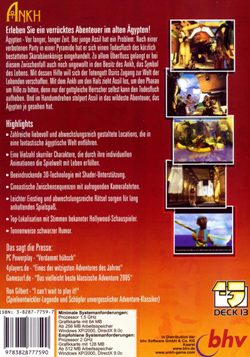 Ankh - Cover back